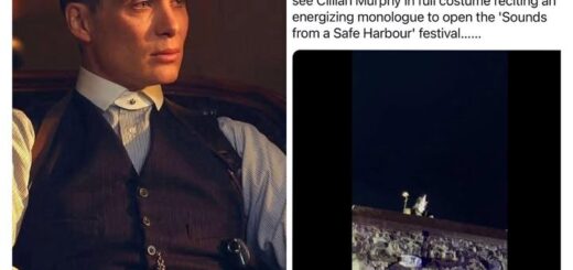 Cillian Murphy Brigades Irish Heritage in Viral Cork Festival Costume